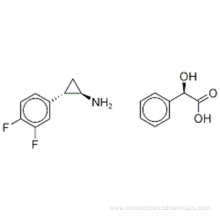 Benzeneacetic acid, a-hydroxy-,( 57187531,aR)-, compd. with (1R,2S)-2-(3,4-difluorophenyl)cyclopropanamine (1:1) CAS 376608-71-8 